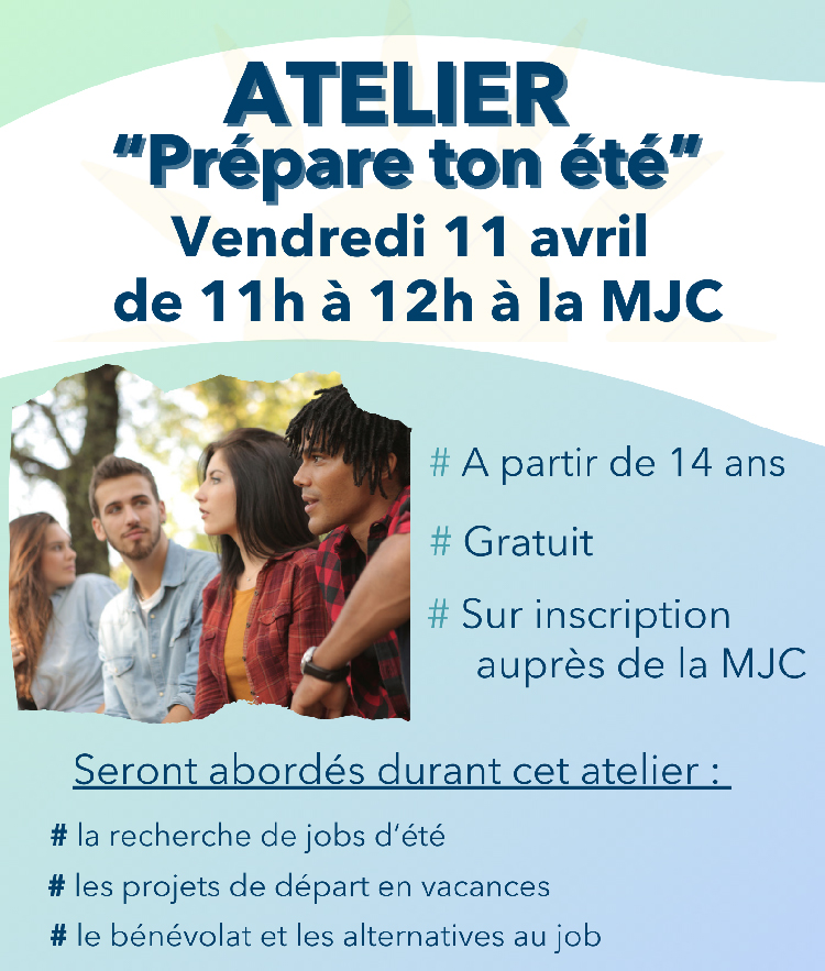 Prépare ton été - Atelier SIJ