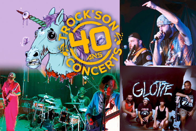 ! Concert 40 ans Trock’Son ! METAL / CRUST / PUNK GLOTTE - RINCE MOKET - BRUTAL PAILLETTES